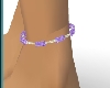LL-Lavender Bead Anklet