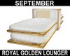 (S) Royal golden Lounger