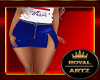 Blue Short Skirt RLL