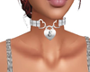 SILV 'E' HEART COLLAR