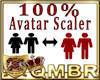 QMBR 100% Avatar Scaler