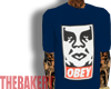Obey Tee (Navy)