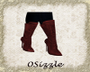 Fall Dark Red Boots