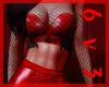 6v3| Crop Top Red