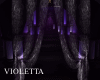 Violet Goth Curtain