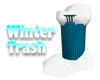 Winter Trashcan