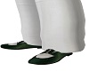Hunter Grn White Loafers