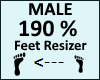 Feet Scaler 190% Male