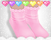 Ruffle Socks Pink