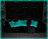Black Teal Couch