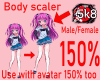 150% Tall BodyScaler F/M