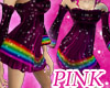 Rainbow/Pink dress