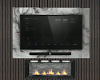 TV Wall w Fireplace