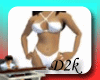 D2k-Hot white bikini