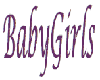 -T- BabyGirls Sign