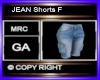 JEAN Shorts F