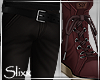 S: Brown Pants + Boots