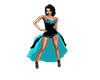 *Val* Teal Burlesque
