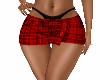 RED  PLAID  SKIRT _ RL