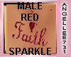 MALE RED NECKLACE FAITH
