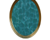 Oval picture with frame