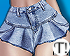 T! Mini Blue Shorts