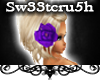 [S]Hair Flower -Purple-