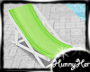 Single Deck Chair Green