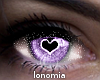 Purple Love Eyes M