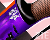 Witchy Vinyl Heels Purp