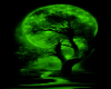 Toxic Green Full Moon Bg