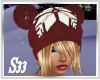 S33 Red Snowflake Hat