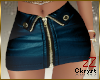 cK Skirt Leather Teal