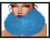 {G} Turquoise Fur Collar