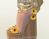 Boho 60s Wedge Shoes