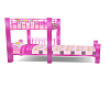 hello kitty bunk bed