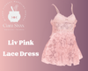 Liv Pink Lace Dress