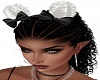 Pompom Headband-Black