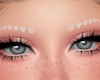 +Heart Brows - white