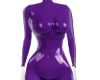 Purple Latex Catsuit