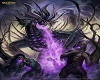 Dragon Black&purple glov