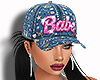 Denim Hat Blk Hair