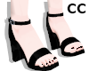 C.C Black Nails Heels