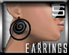 [S] Spiral Club Earrings