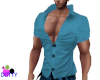 Blue muscle shirt