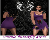 Purple butterfly dress