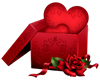 Gift Box Heart & Rose