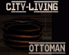 CITY LIVING Ottoman/Pouf