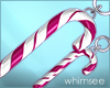 SP Candy Cane Earrings