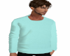 Elegant Aqua Sweater